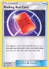 Peeking Red Card (97/111) — card price