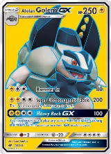 Alolan Golem GX (Full Art) (102/111), SM - Crimson Invasion — Pokémon card price