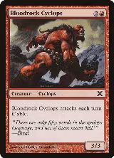 Bloodrock Cyclops (192), 10th Edition — Magic card price