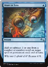 More or Less (40) — card price
