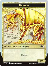 Dragon Token (Gold) (16) — card price