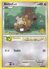 Bidoof - 73/123 (073/123) — card price