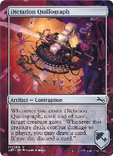 Dictation Quillograph (175) — card price