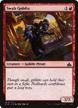 Swab Goblin (203), Rivals of Ixalan — Magic card price