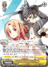 "Lightning Flash" Asuna & "Black Swordsman" Kirito (SAO/S51-E007 R) — card price