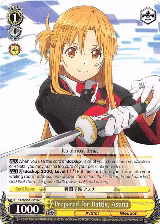Prepared for Battle, Asuna (SAO/S51-E016 C) — card price