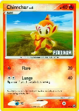Chimchar - 56/100 [Platinum] (056/100) — card price