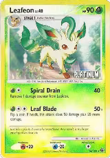 Leafeon - 24/100 [Platinum] (024/100) — card price