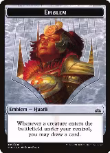 Emblem - Huatli, Radiant Champion (5) — card price