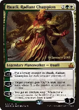 Huatli, Radiant Champion (159), Prerelease Cards — Magic card price