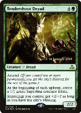Tendershoot Dryad (147), Prerelease Cards — Magic card price