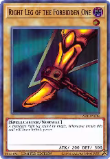 Right Leg of the Forbidden One (LART-EN002) — card price