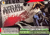 JUSTICE HAS PREVAILED. (P5/S45-E050 CC) — card price