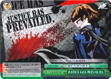 JUSTICE HAS PREVAILED. (RRR) (P5/S45-E050R RRR) — card price