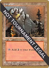 Mountain (A) - 1996 Mark Justice (4ED) — card price