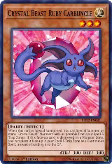 Crystal Beast Ruby Carbuncle (LED2-EN041), Legendary Duelists: Ancient Millennium — Yu-Gi-Oh! card price