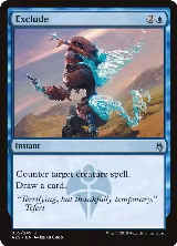 Exclude (55) — card price