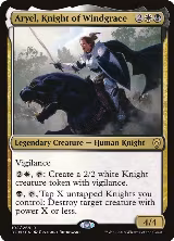 Aryel, Knight of Windgrace (192) — card price