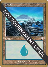 Island (334) - 2001 Antoine Ruel (7ED) — card price