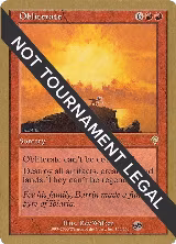 Obliterate - 2001 Jan Tomcani (INV) (SB) — card price