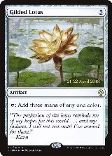 Gilded Lotus (215), Prerelease Cards — Magic card price