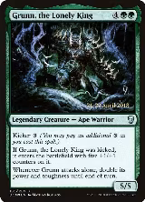 Grunn, the Lonely King (165), Prerelease Cards — Magic card price