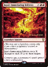 Jaya's Immolating Inferno (133), Prerelease Cards — Magic card price