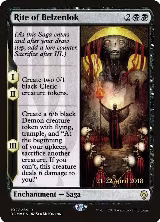 Rite of Belzenlok (102), Prerelease Cards — Magic card price