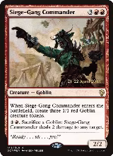 Siege-Gang Commander (143), Prerelease Cards — Magic card price
