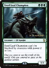 Steel Leaf Champion (182), Prerelease Cards — Magic card price