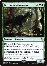 Territorial Allosaurus (184), Prerelease Cards — Magic card price