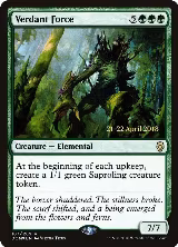 Verdant Force (187), Prerelease Cards — Magic card price