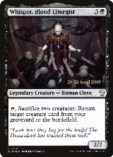 Whisper, Blood Liturgist (111), Prerelease Cards — Magic card price