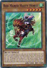Red Hared Hasty Horse (FLOD-EN034) — card price