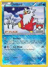 Delibird - 38/149 (Pokemon League) [3rd Place] (038/149) — card price