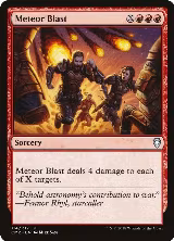 Meteor Blast (114) — card price