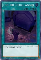 Foolish Burial Goods (DASA-EN058), Dark Saviors — Yu-Gi-Oh! card price