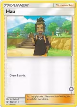 Hau (19) (Alolan Sandslash Half-Deck) (120/149), SM Trainer Kit: Alolan Sandslash & Alolan Ninetales — Pokémon card price