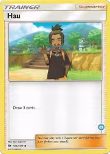 Hau (23) (Alolan Ninetales Half-Deck) (120/149), SM Trainer Kit: Alolan Sandslash & Alolan Ninetales — Pokémon card price