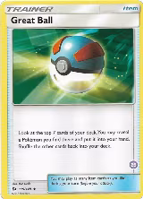 Great Ball (25) (Alolan Sandslash Half-Deck) (119/149), SM Trainer Kit: Alolan Sandslash & Alolan Ninetales — Pokémon card price