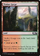 Timber Gorge (258), Core Set 2019 — Magic card price