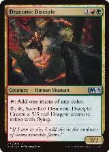 Draconic Disciple (215), Core Set 2019 — Magic card price