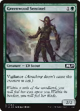 Greenwood Sentinel (187), Core Set 2019 — Magic card price