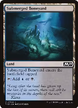 Submerged Boneyard (257), Core Set 2019 — Magic card price