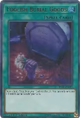 Foolish Burial Goods (BLRR-EN095), Battles of Legend: Relentless Revenge — Yu-Gi-Oh! card price