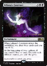 Liliana's Contract (107), Prerelease Cards — Magic card price