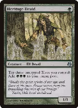 Heritage Druid (126), Morningtide — Magic card price