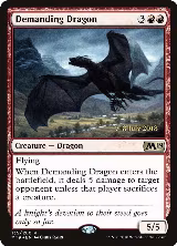Demanding Dragon (135), Prerelease Cards — Magic card price