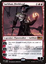 Sarkhan, Fireblood (154), Prerelease Cards — Magic card price