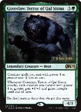 Goreclaw, Terror of Qal Sisma (186), Prerelease Cards — Magic card price